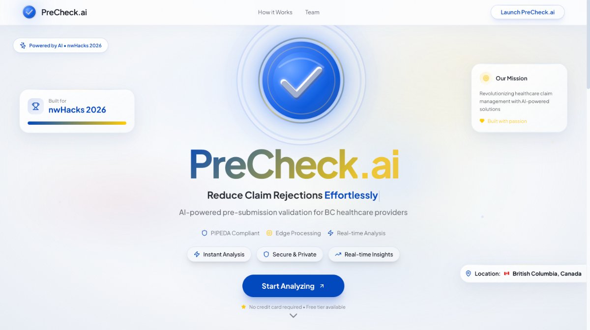 PreCheck.ai preview